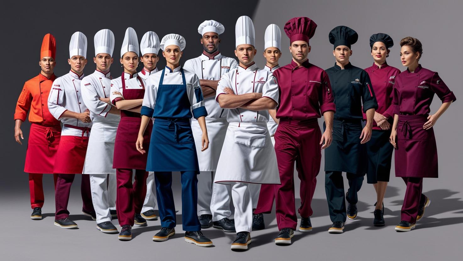Chef clothing showcase